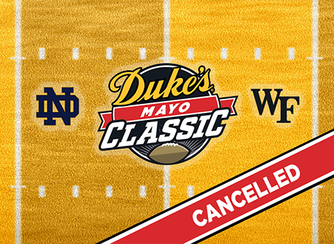 Duke’s Mayo Classic Will Not Be Played in 2020