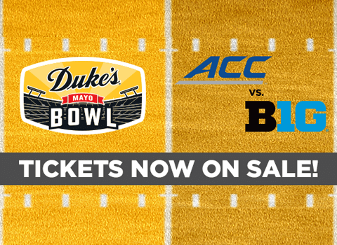 Tickets Now On Sale for 2020 Duke’s Mayo Bowl